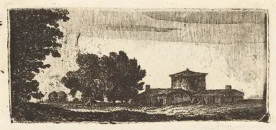 Trees with a Low Building