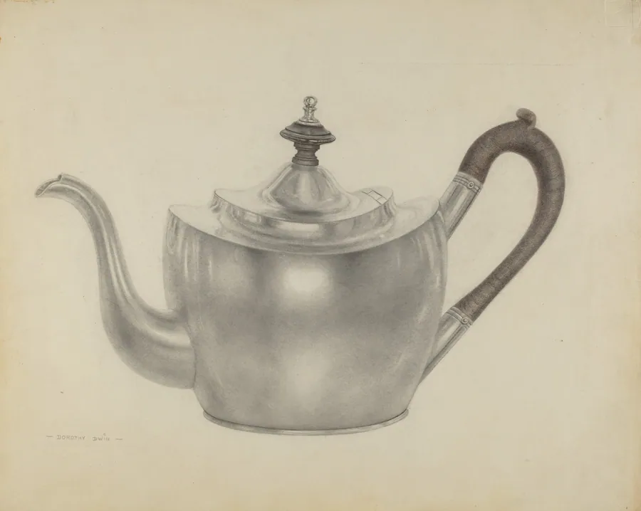 Silver Teapot by Dorothy Dwin