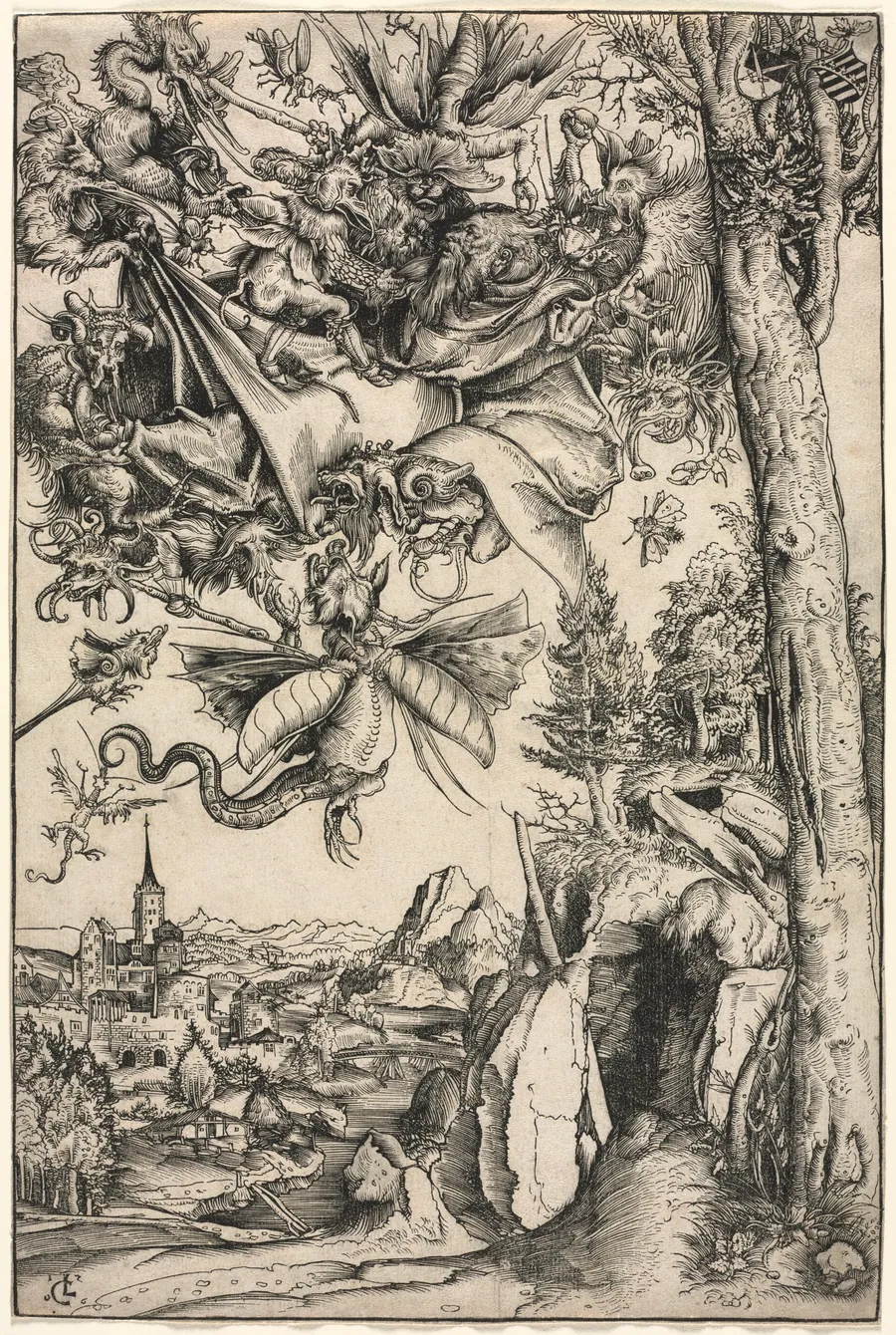 The Temptation of St. Anthony by Lucas Cranach