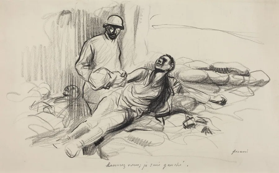 Rassurez vous; je suis gauché. by Jean-Louis Forain