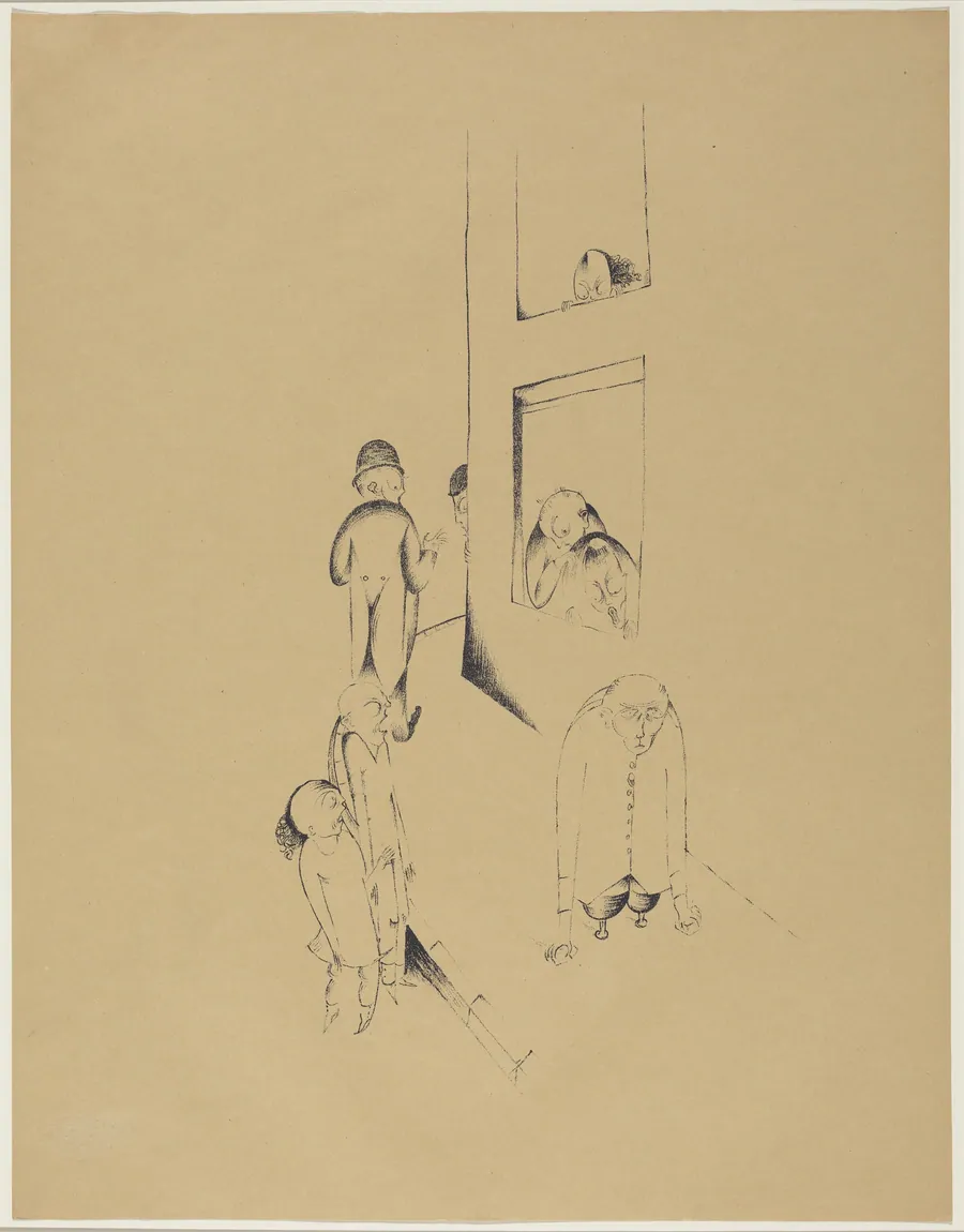 Der Immerwährendeschmerz (Perpetual Pain) by Heinrich Hoerle