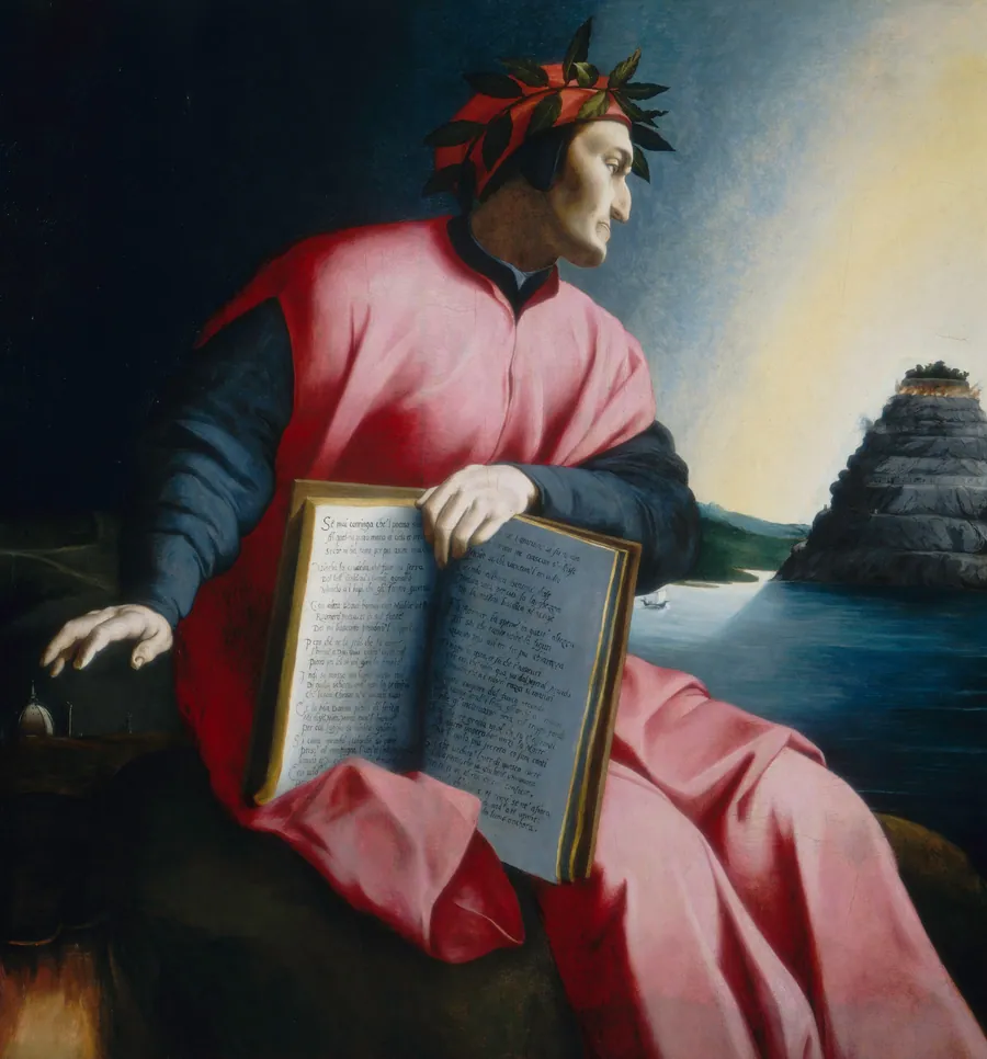 Allegorical Portrait of Dante by Florentine 16th Century
