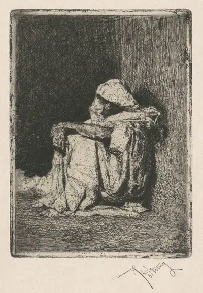 Arabe assis (Seated Arab)