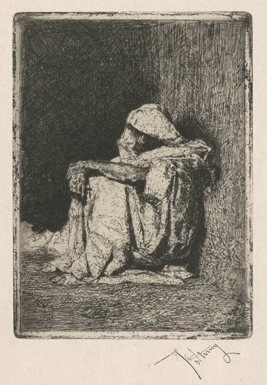 Arabe assis (Seated Arab) by Mariano Fortuny Marsal