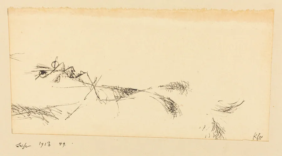 Leiche (Corpse) by Paul Klee