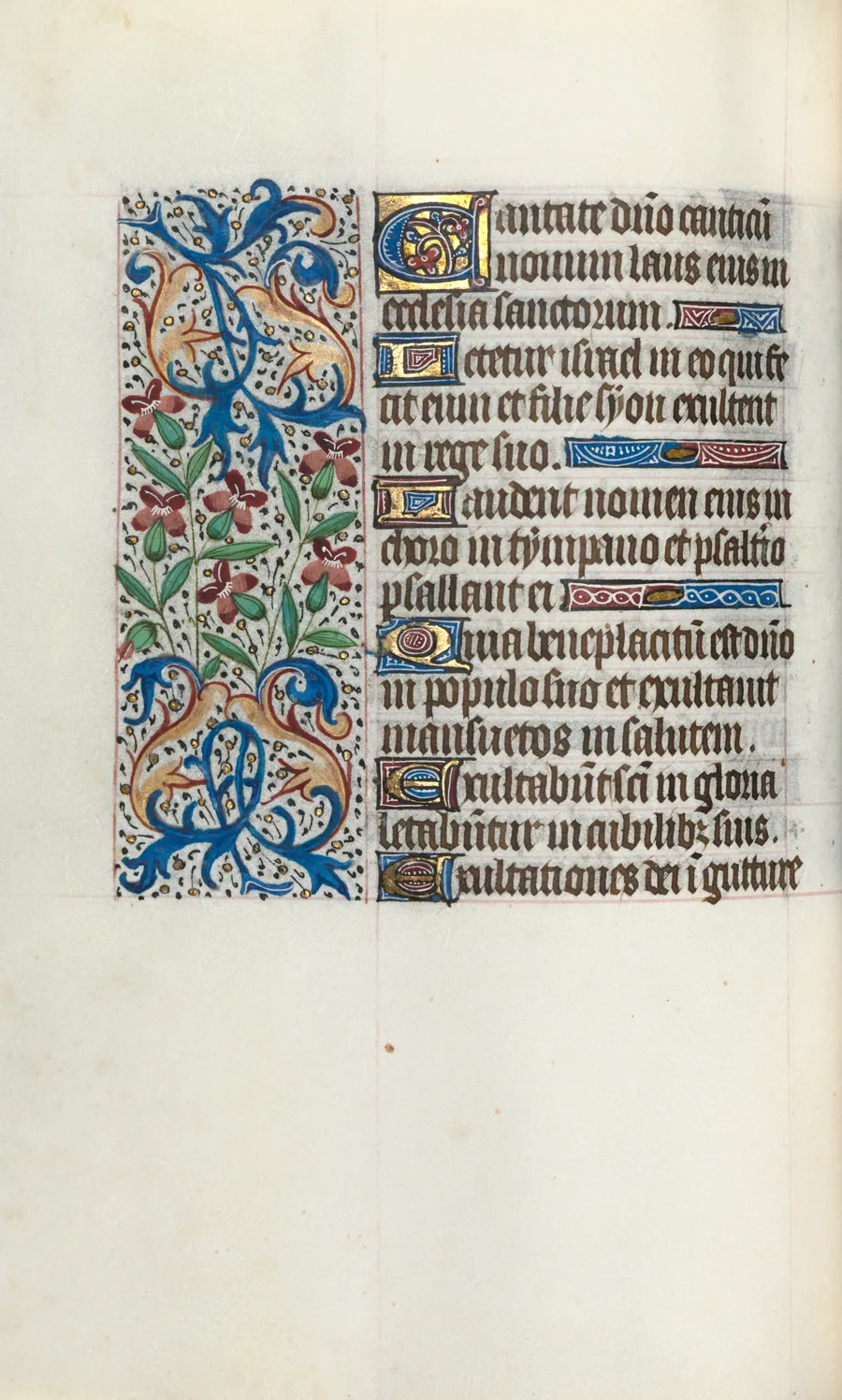 Book of Hours (Use of Rouen): fol. 45v by Master of the Geneva Latini