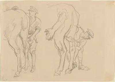 Studies for "Scots Grey"