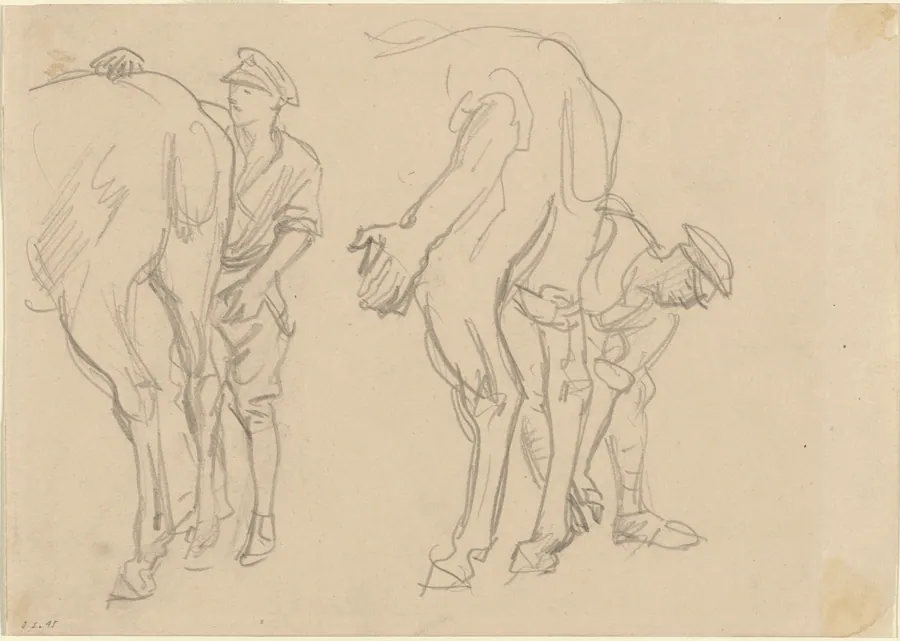 Studies for "Scots Grey" by John Singer Sargent