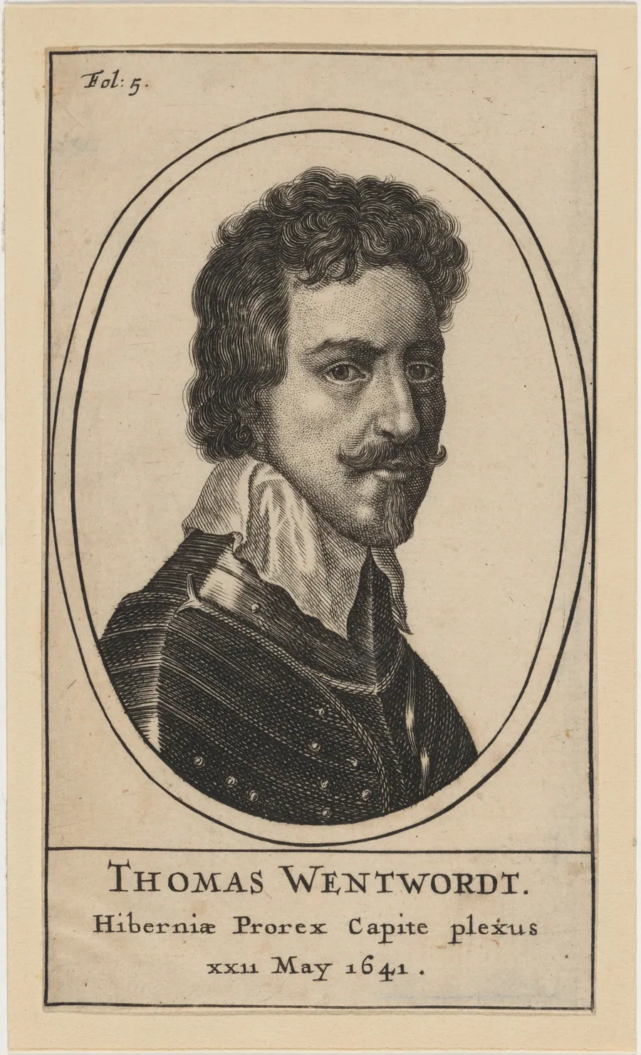 Thomas Wentworth, Earl of Strafford by Unknown 19th Century