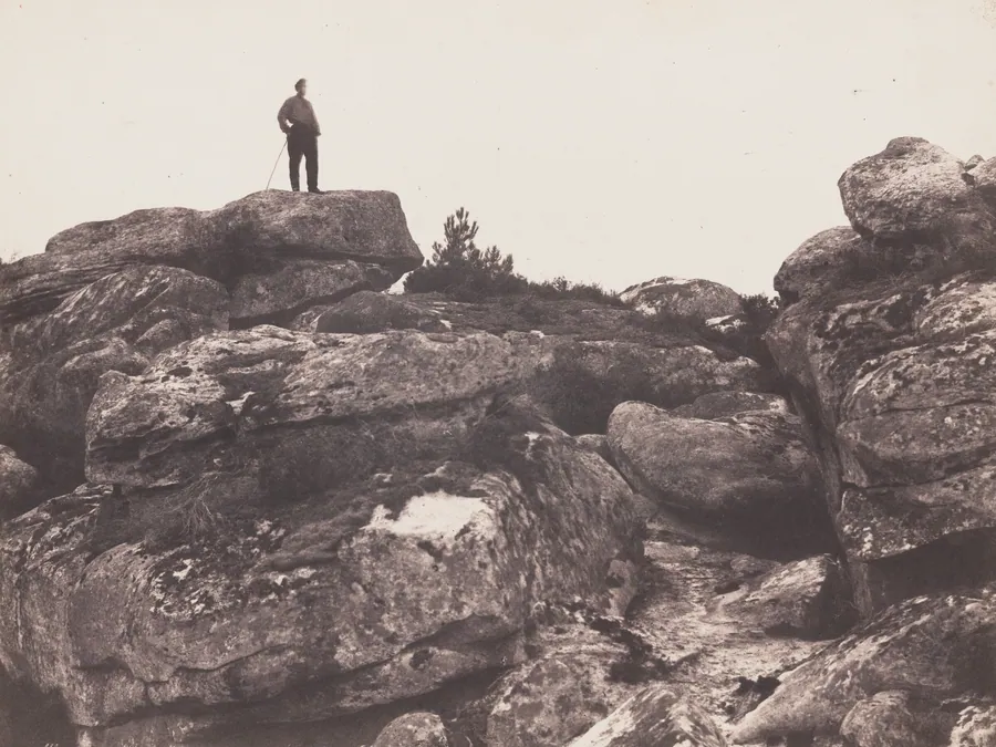 Gorges de Franchard - Forêt de Fontainebleau (Franchard Gorges – Fontainebleau Forest) by Eugène Cuvelier