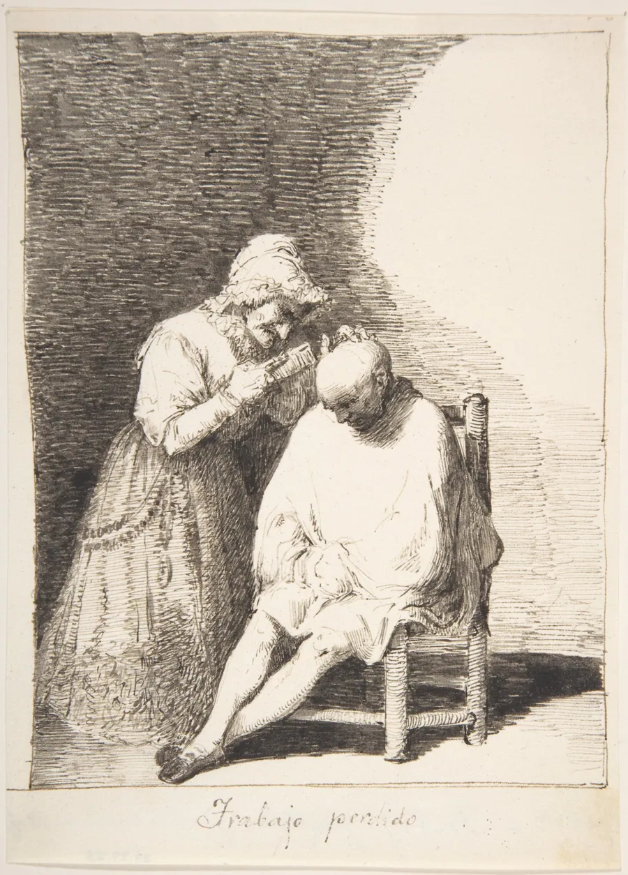 Lost Labor ("Trabajo perdido") by Leonardo Alenza y Nieto