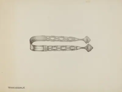 Silver Sugar Tongs