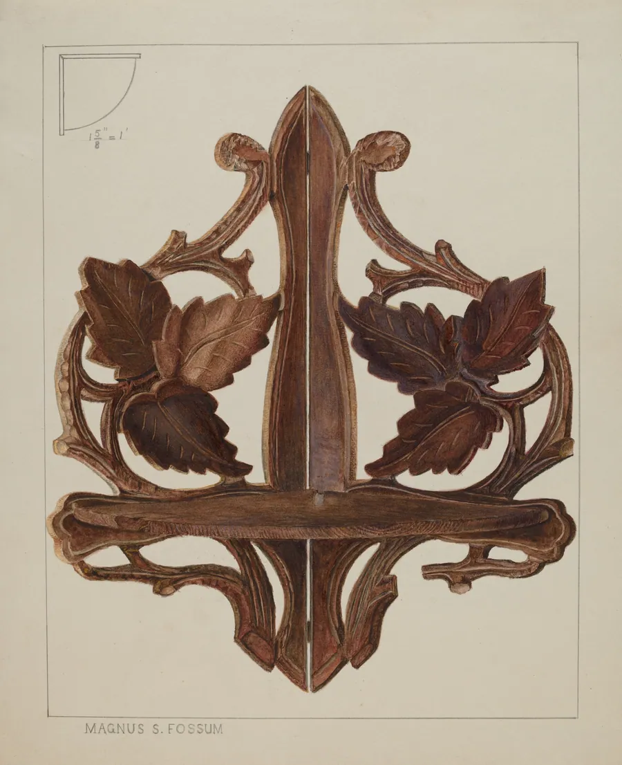 Shelf (Corner Bracket) by Magnus S. Fossum