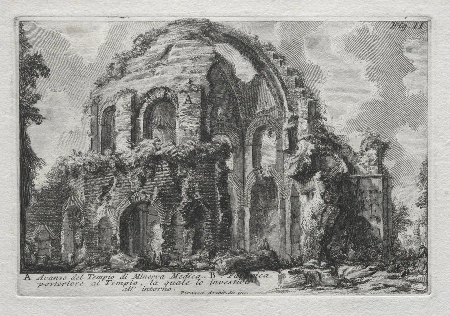 Avanzo del Tempio di Minerva Medica by Giovanni Battista Piranesi