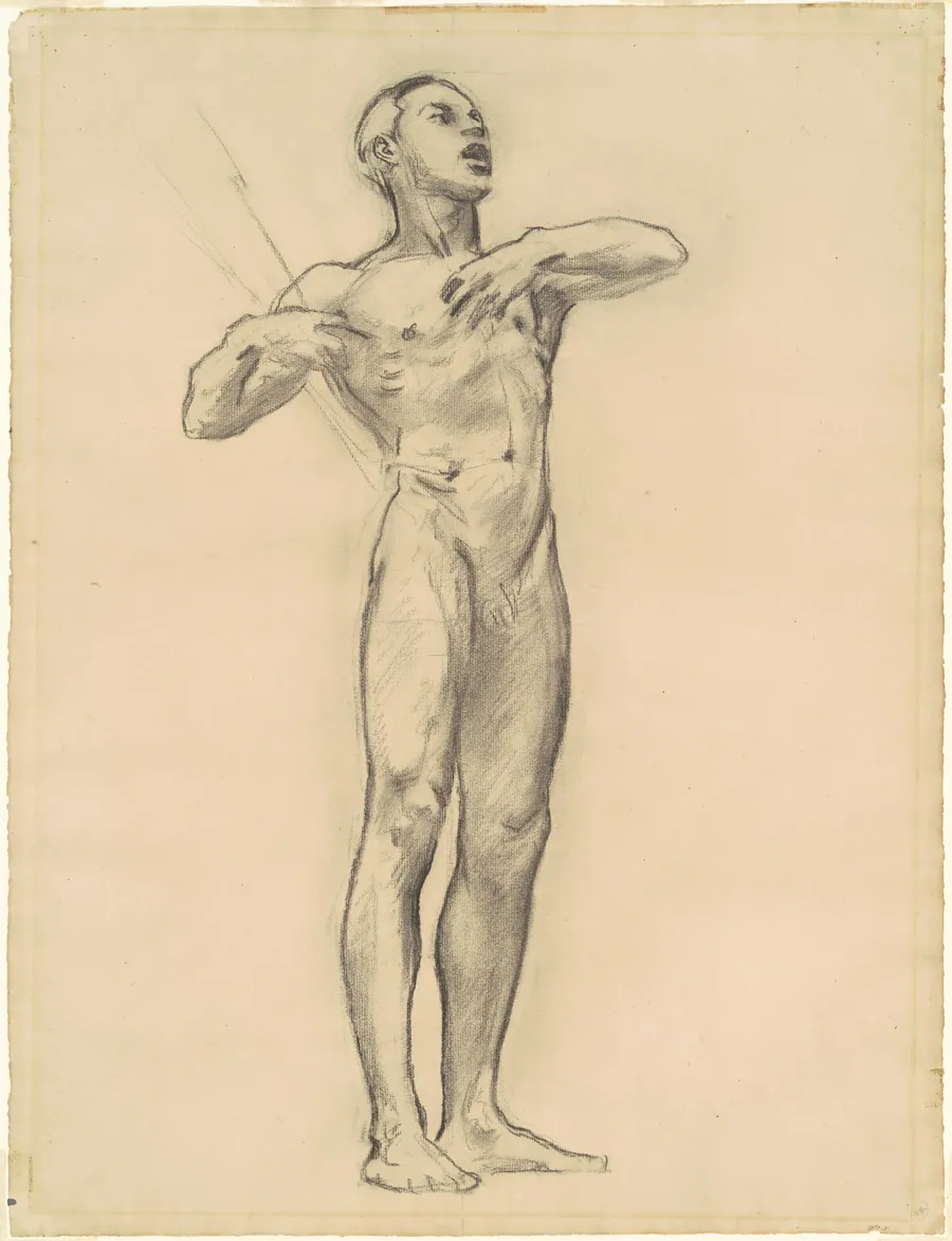 Study of Orpheus for "Classic and Romantic Art" by John Singer Sargent