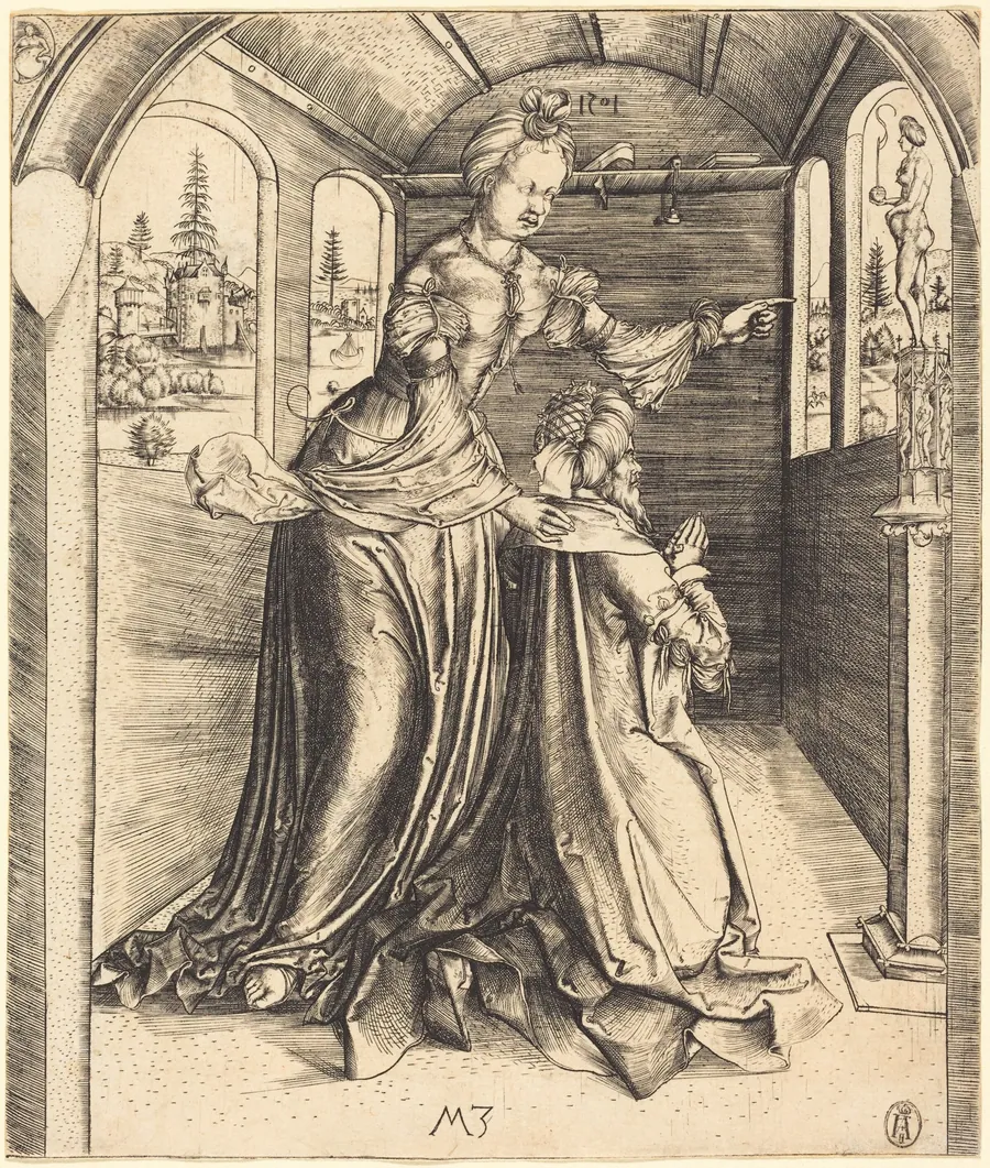 Solomon Worshipping False Gods by Master MZ