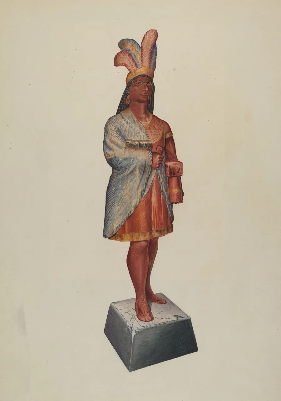 Cigar Store Indian by Albert Ryder