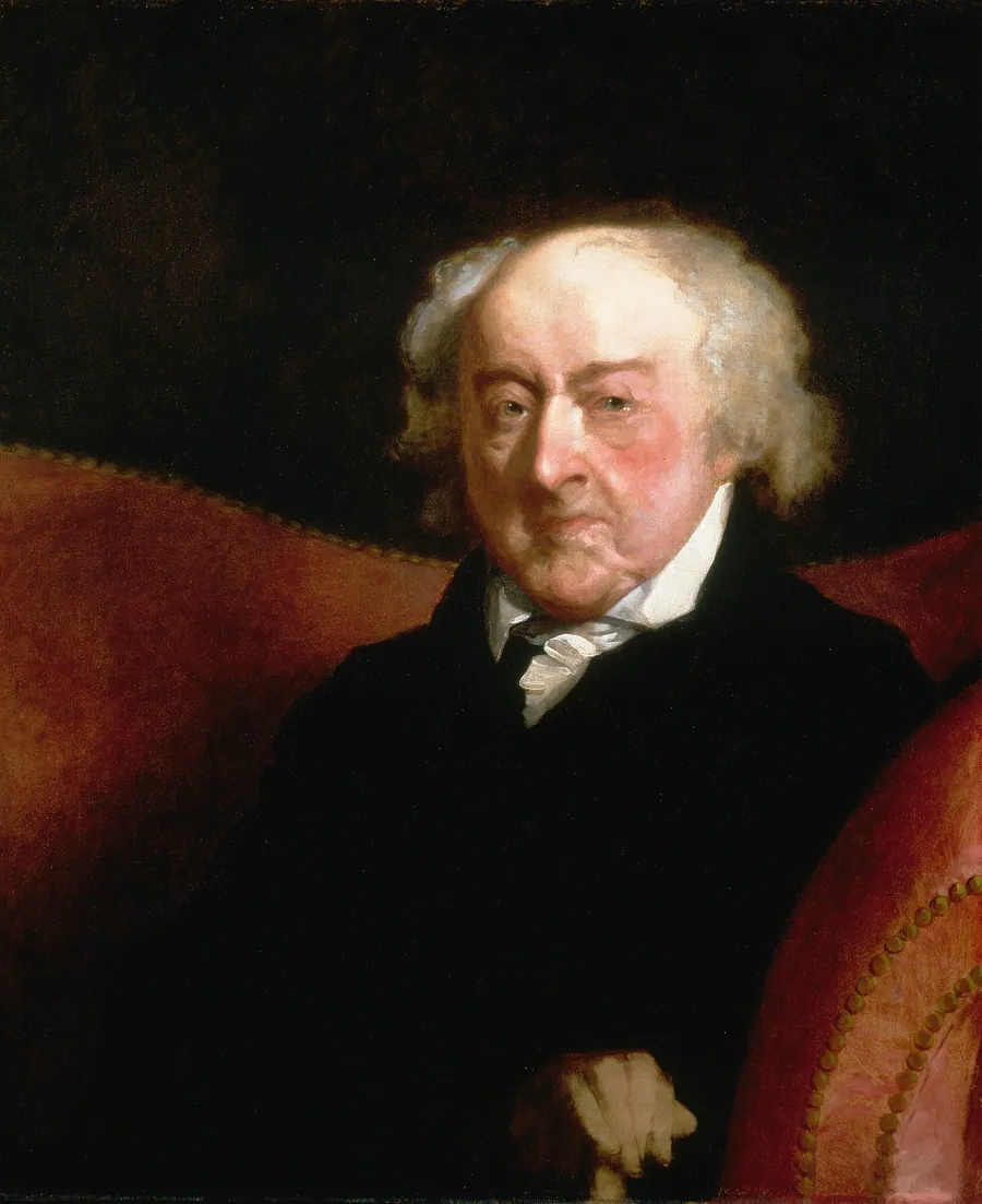 John Adams by Gilbert Stuart, born Saunderstown, Rhode Island Colony (now North Kingstown, RI) 1755-died Bosto