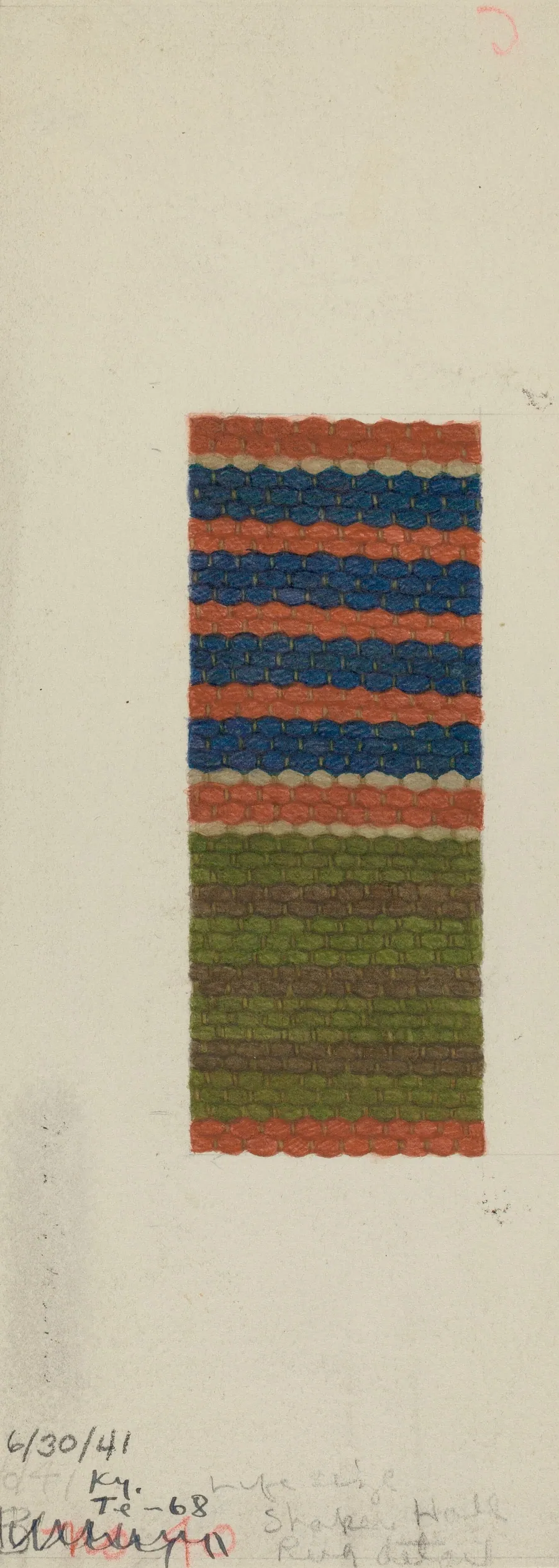 Shaker Rug by Mona Brown