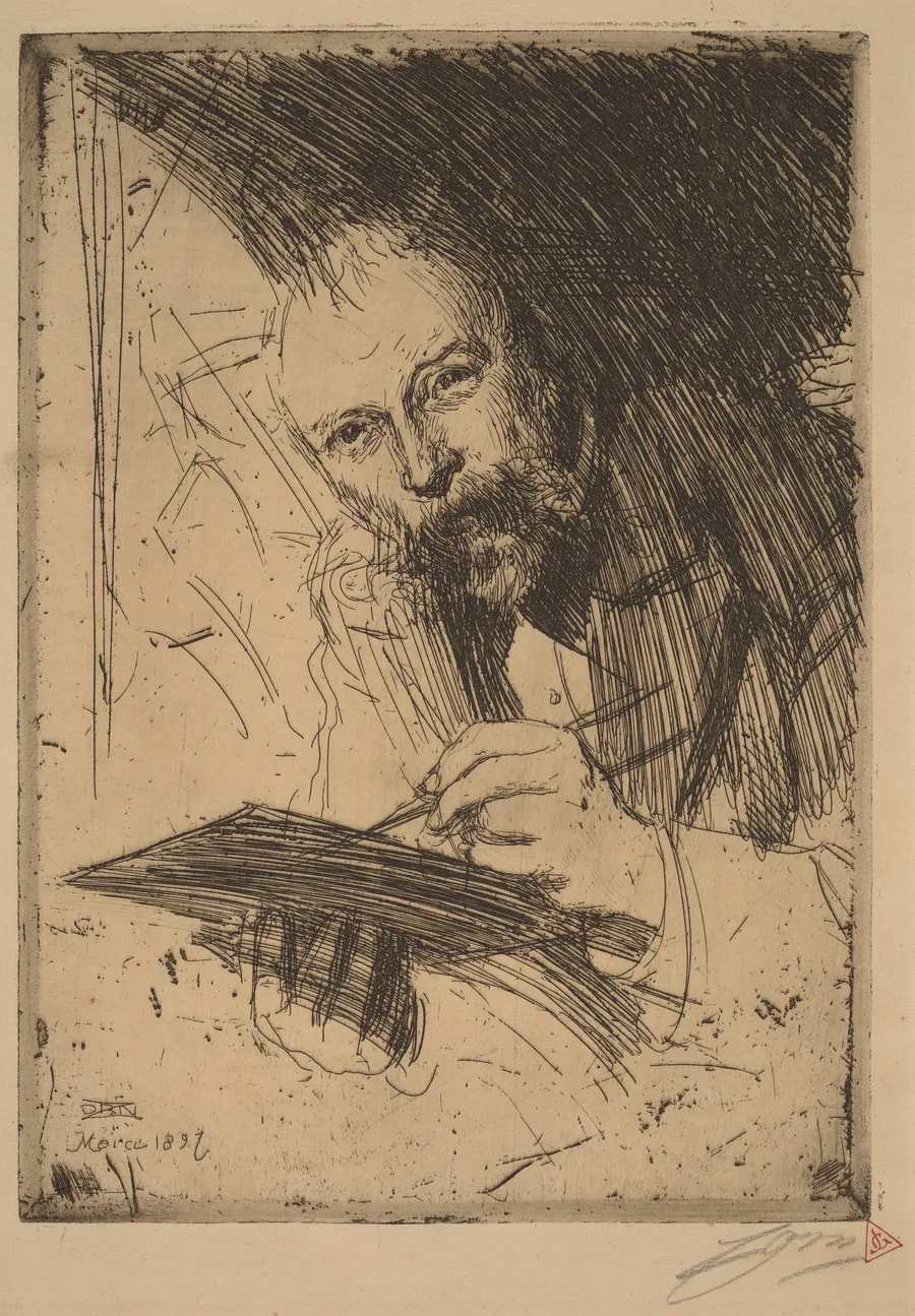 Carl Larsson by Anders Zorn