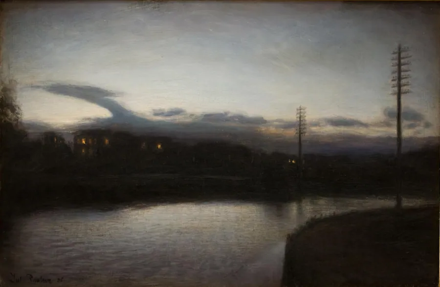 Aftenbillede by Julius Paulsen