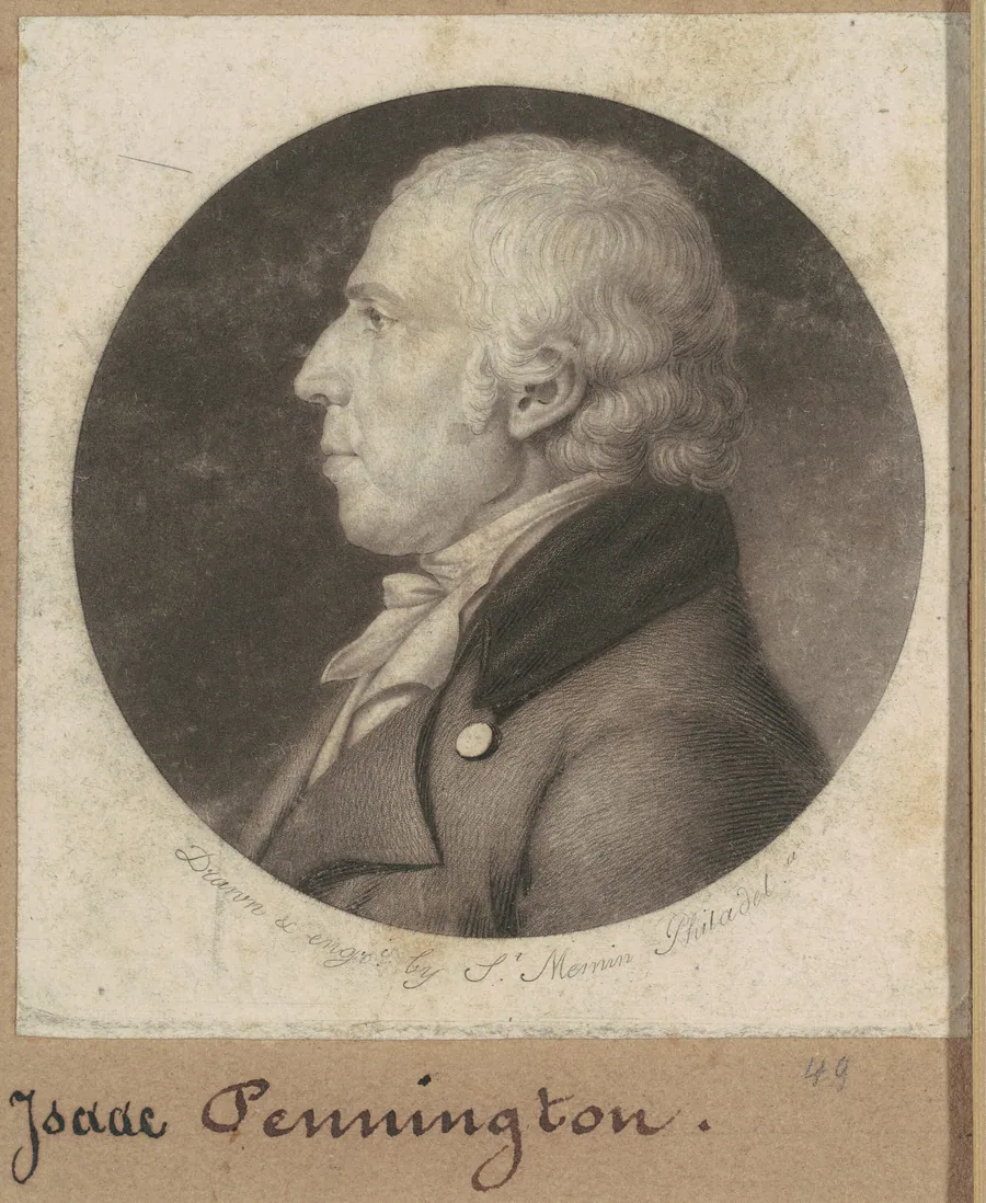 Isaac Penington by Charles B. J. Févret de Saint-Mémin