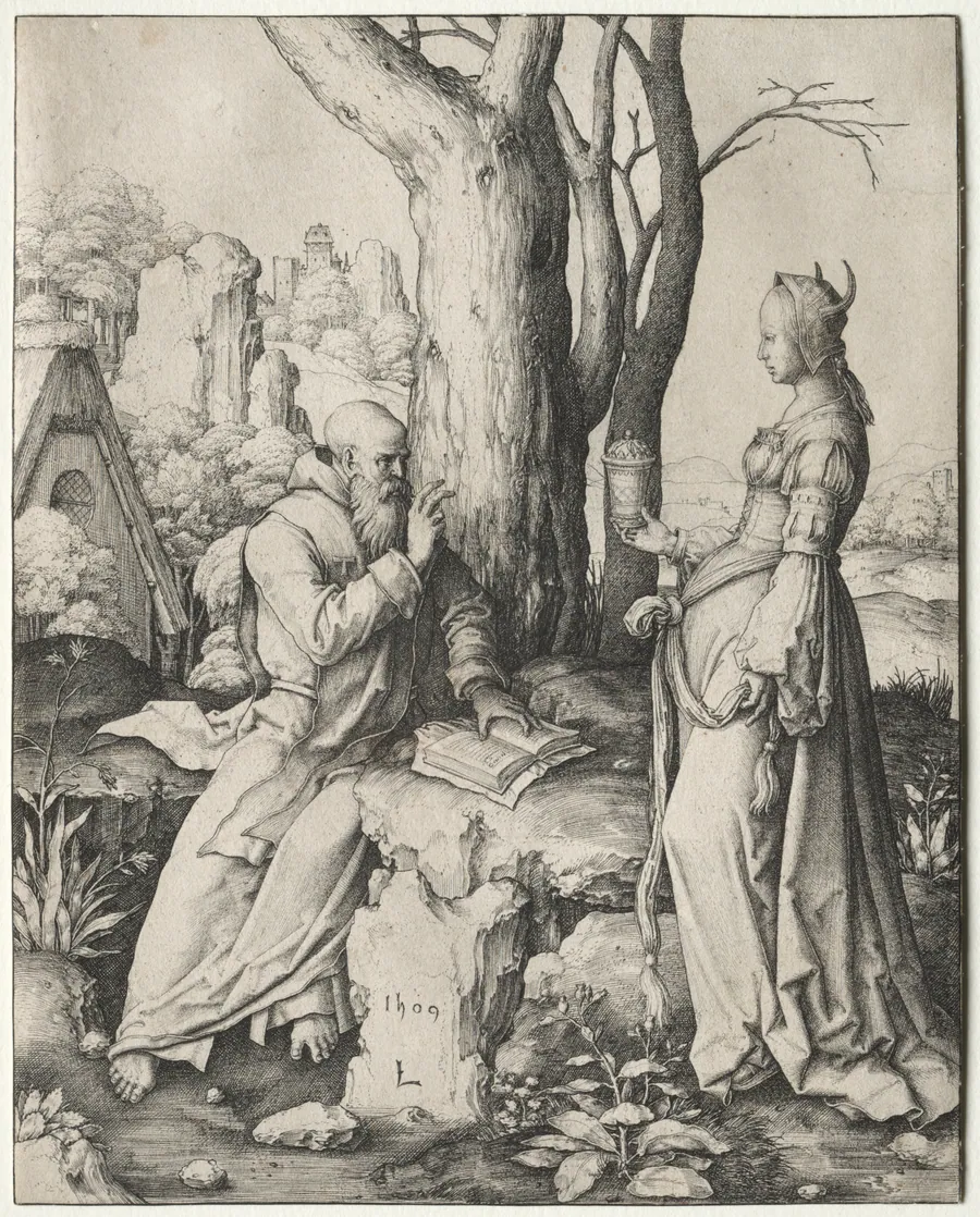 The Temptation of St. Anthony by Lucas van Leyden