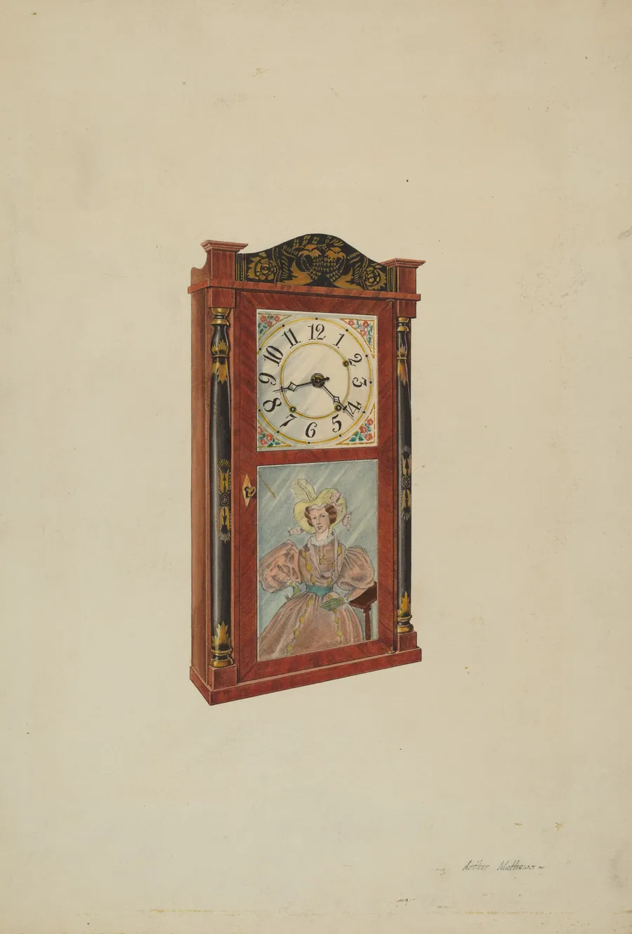 Clock by Arthur Mathews