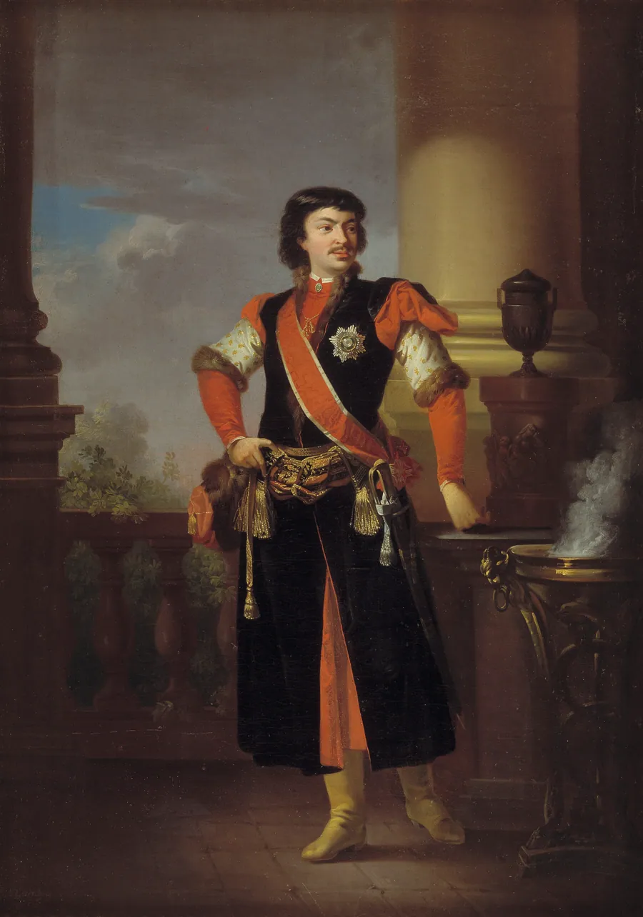 Grev Adam Rzewuski, polsk gesandt i Danmark by C.A. Lorentzen