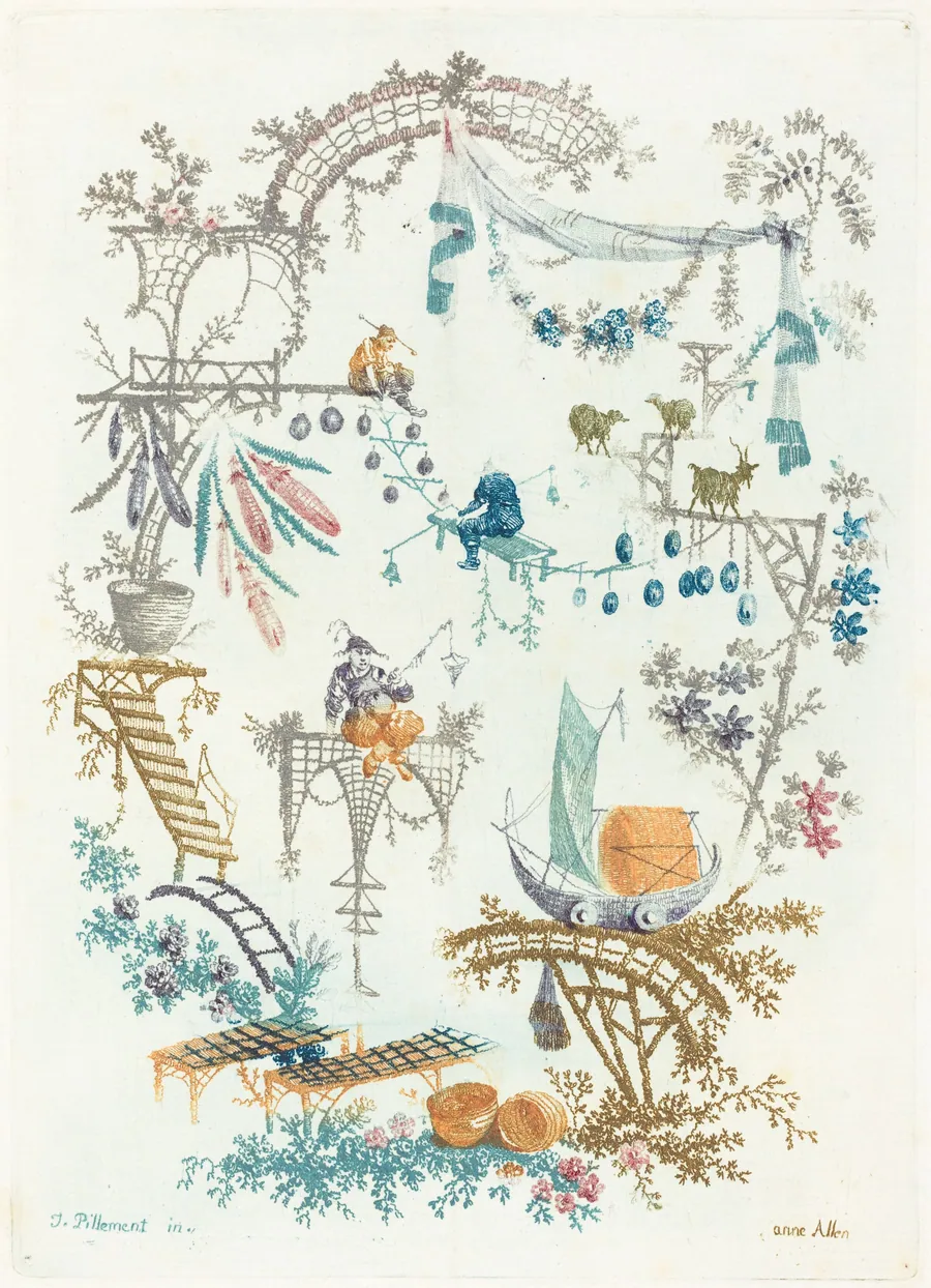 Arabesque with a Boat by Anne Allen