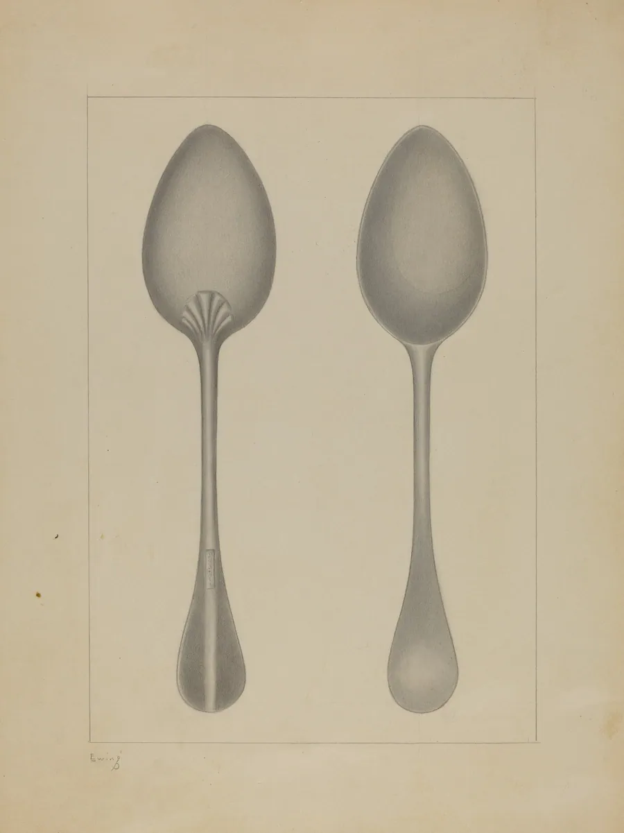 Pewter Spoon by Burton Ewing