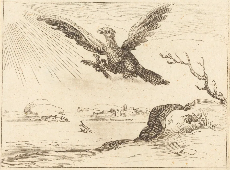 Eagle and Young by Jacques Callot