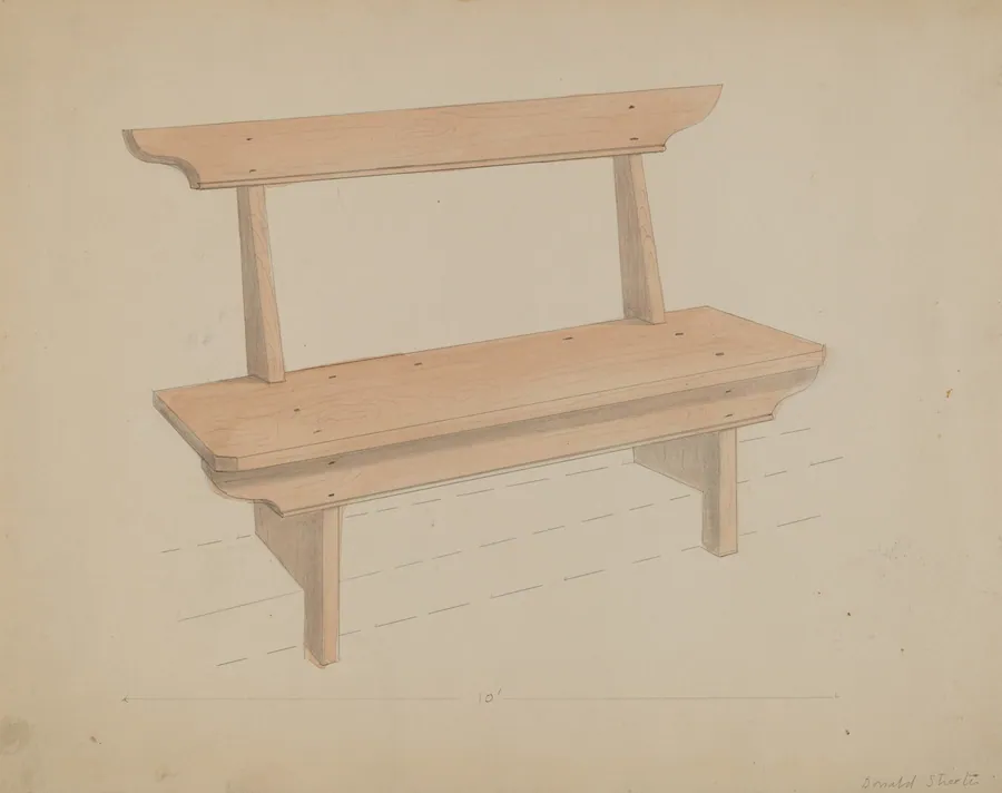 Bench by Donald Streeter