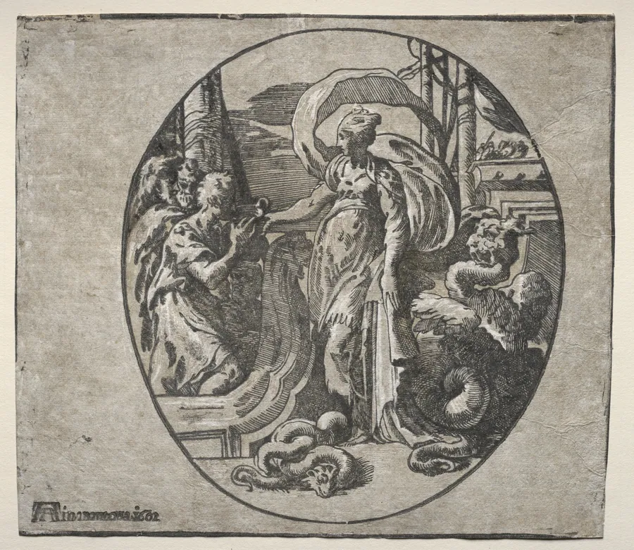 Circe Giving Drink to the Companions of Ulysses by Antonio da Trento