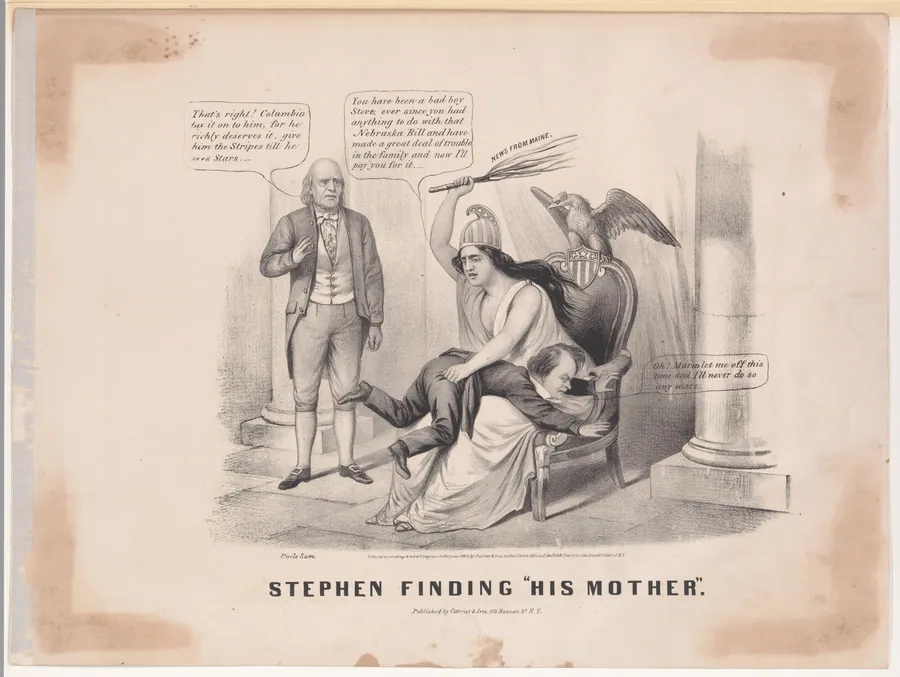 Stephen Finding "His Mother" by Currier & Ives