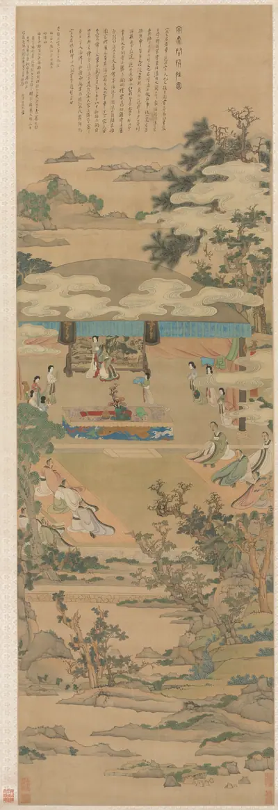 Lady Xuanwen Giving Instruction on the Rites of Zhou