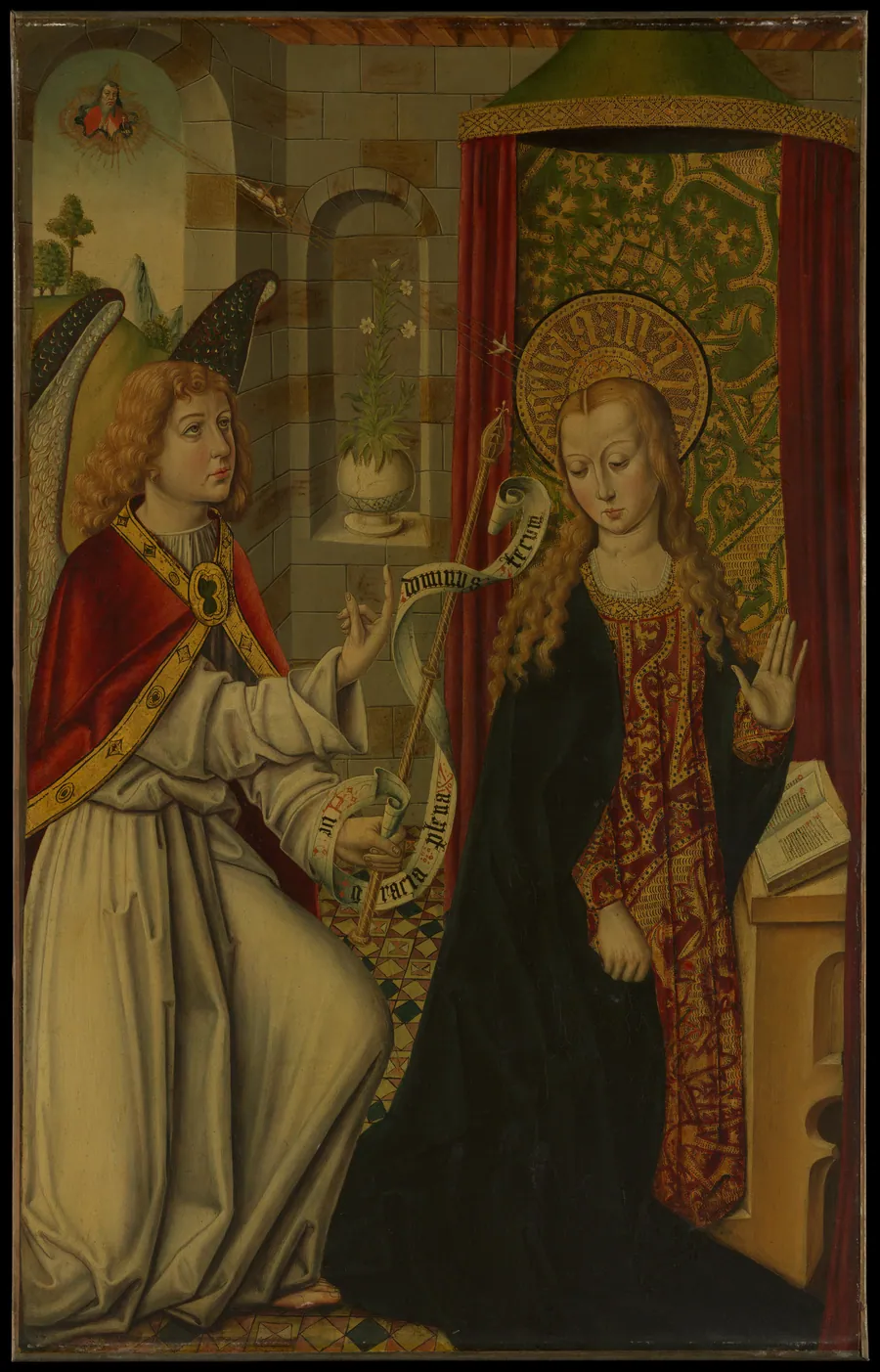The Annunciation by Budapest Master