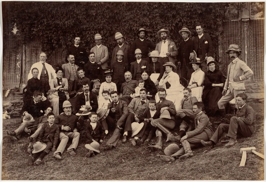 Picnic Party at Mr. Peliti's Country House, Mashobra by Raja Deen Dayal