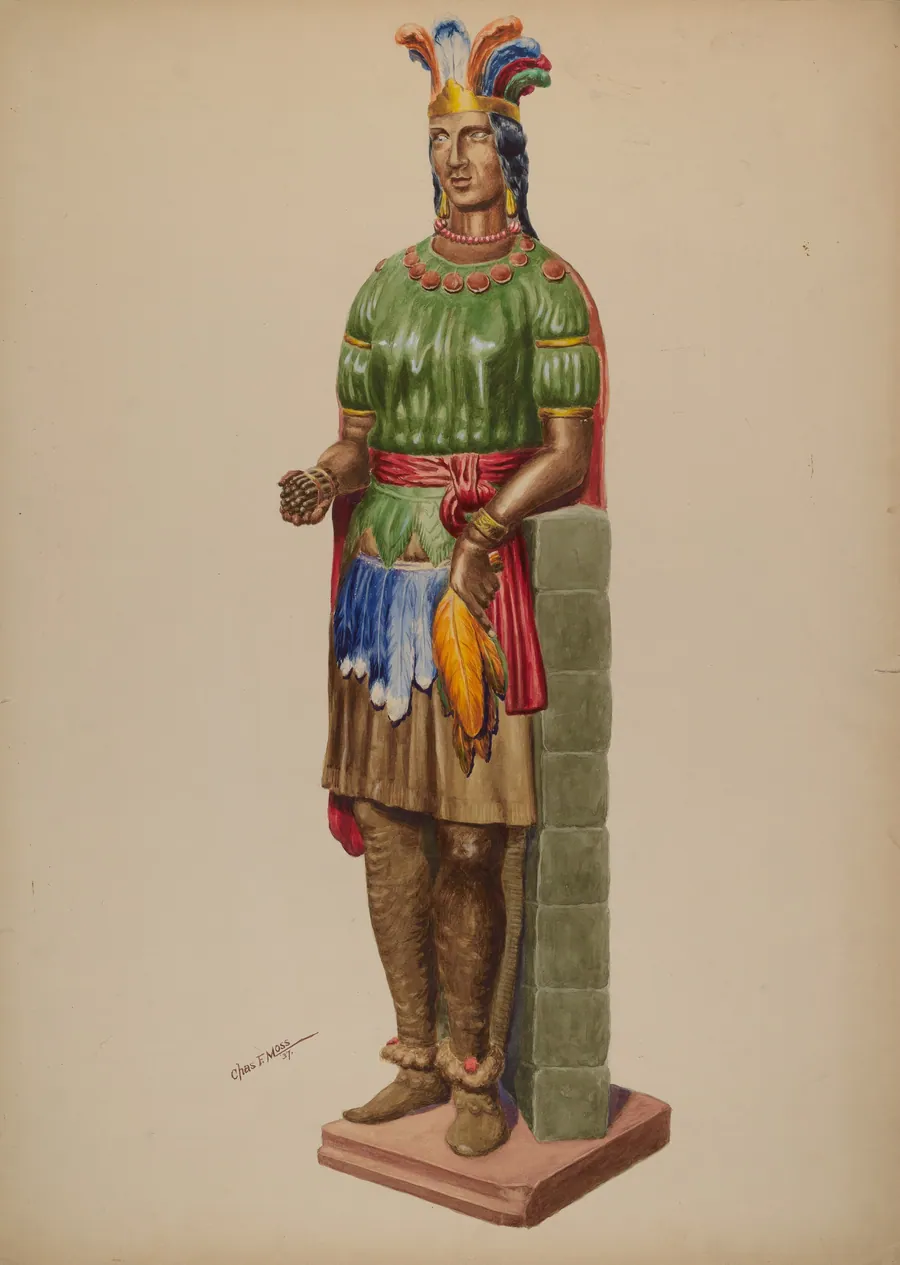 Cigar Store Indian by Charles Moss