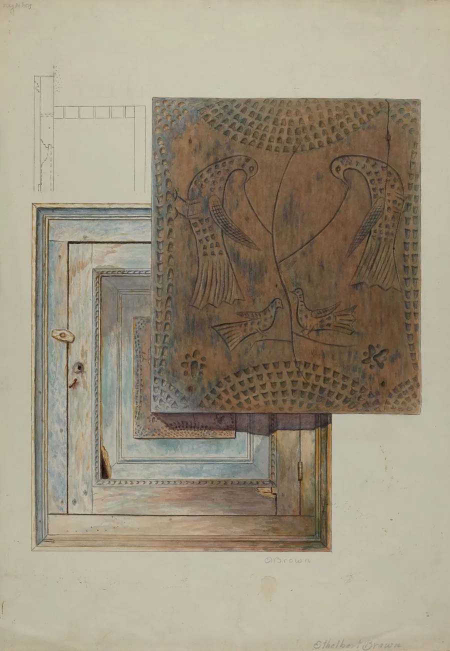 Wall Cabinet by Ethelbert Brown
