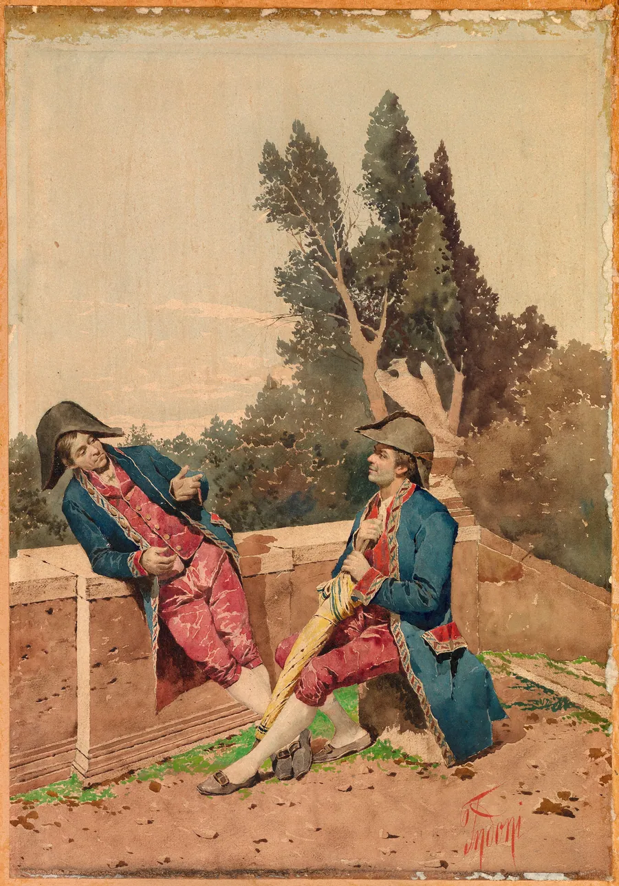 Soldiers of the Empire by Filippo Indoni, Italian, born Rome, Italy-died 1883