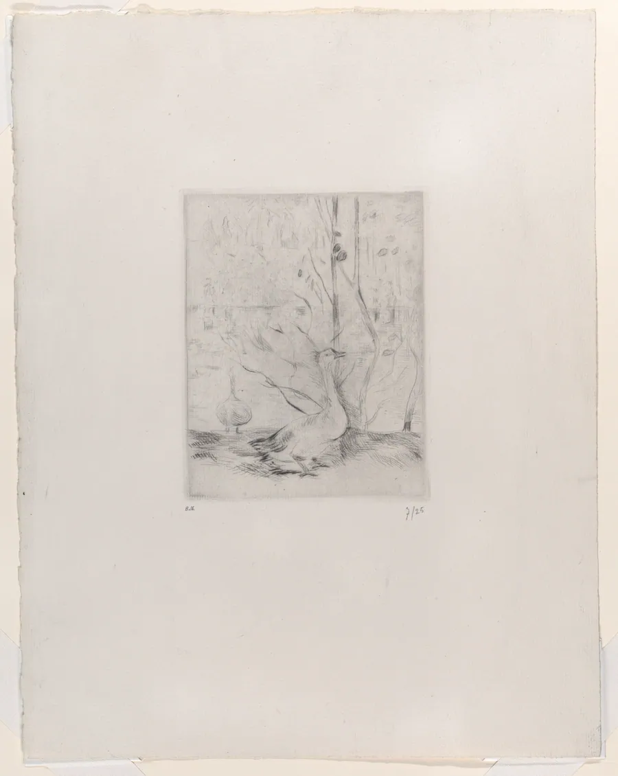 Goose by Berthe Morisot