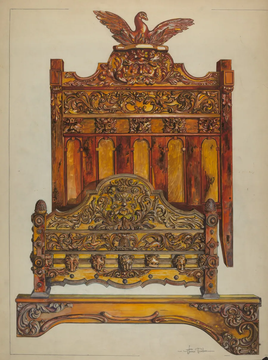 Bedstead by Florence Truelson