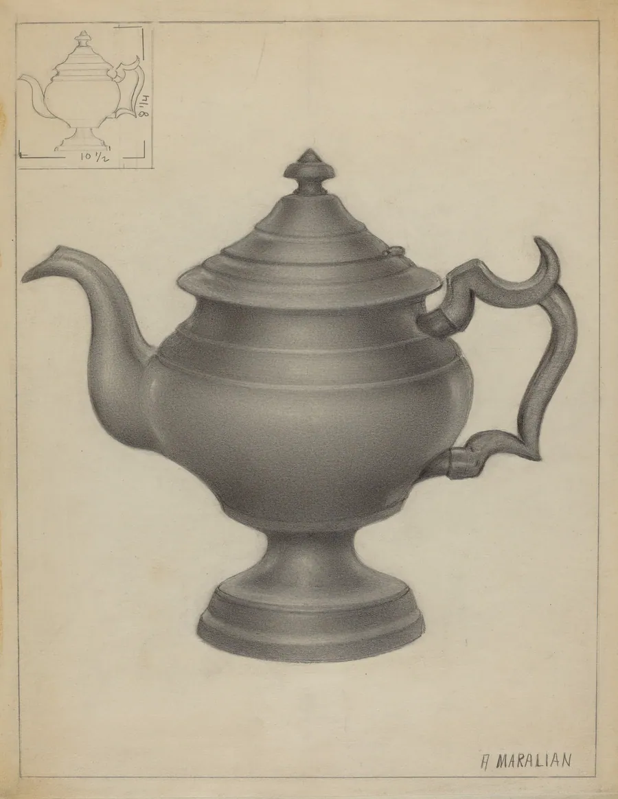 Pewter Teapot by Arsen Maralian