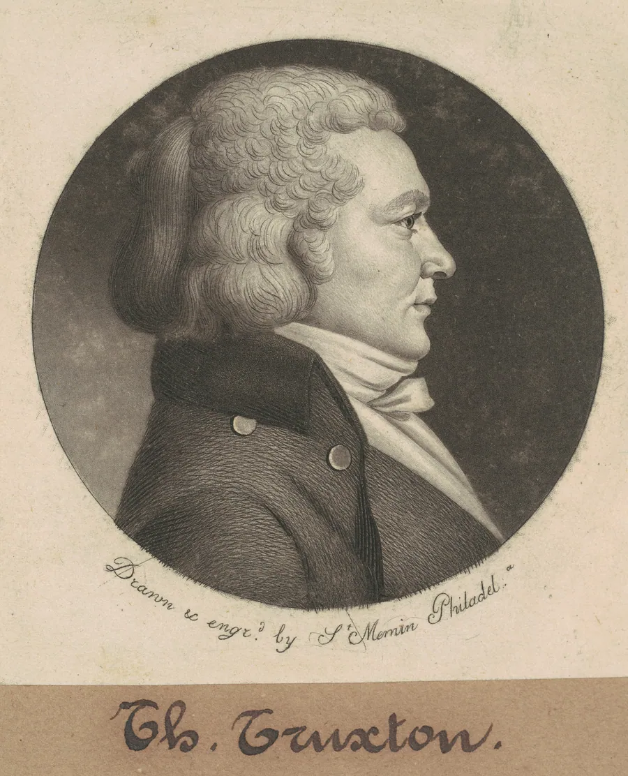 Thomas Truxtun by Charles B. J. Févret de Saint-Mémin