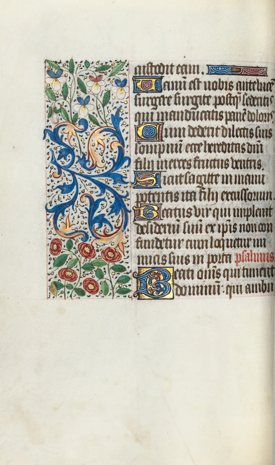 Book of Hours (Use of Rouen): fol. 68v by Master of the Geneva Latini