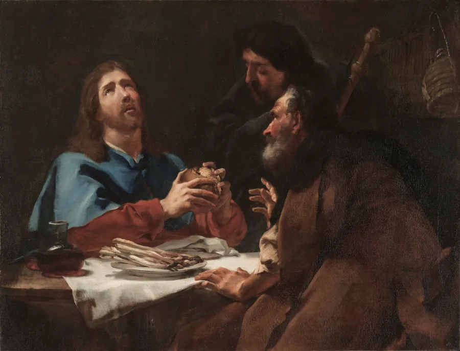 The Supper at Emmaus by Giovanni Battista Piazzetta