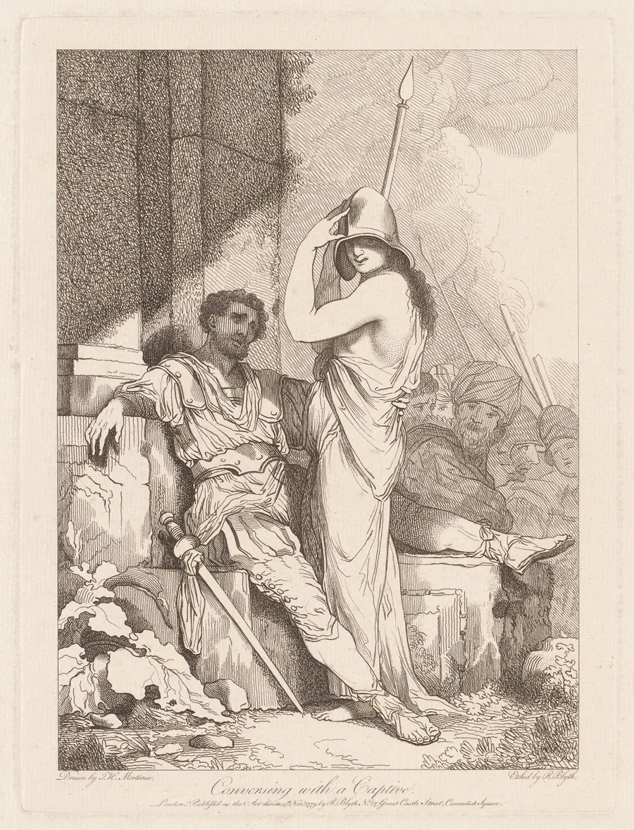 Conversing with a Captive by Robert Blyth