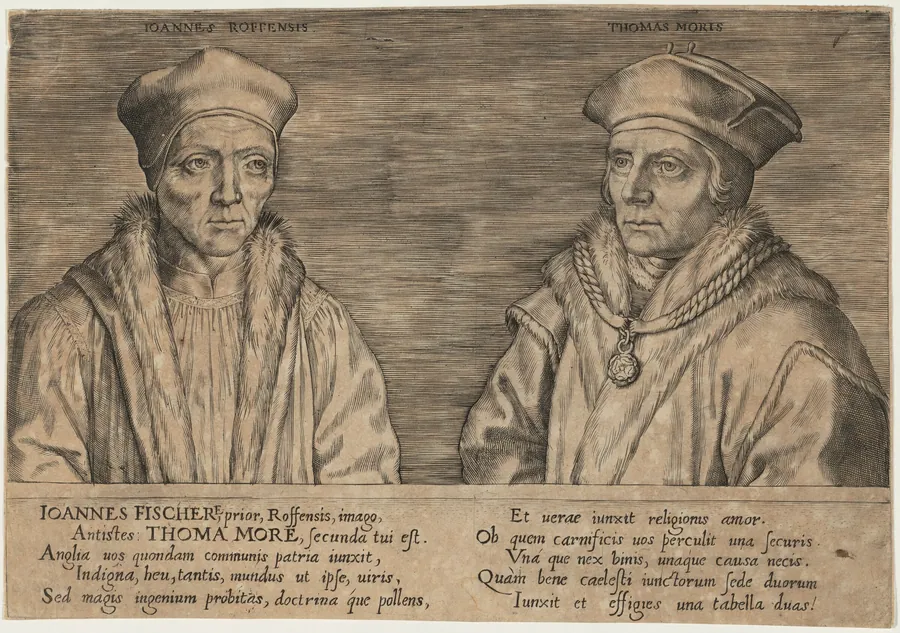 John Fisher and Sir Thomas More by Unknown 19th Century