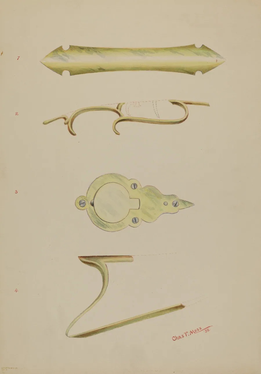Patch Pocket and Decorations on Ky. Rifle by Charles Moss
